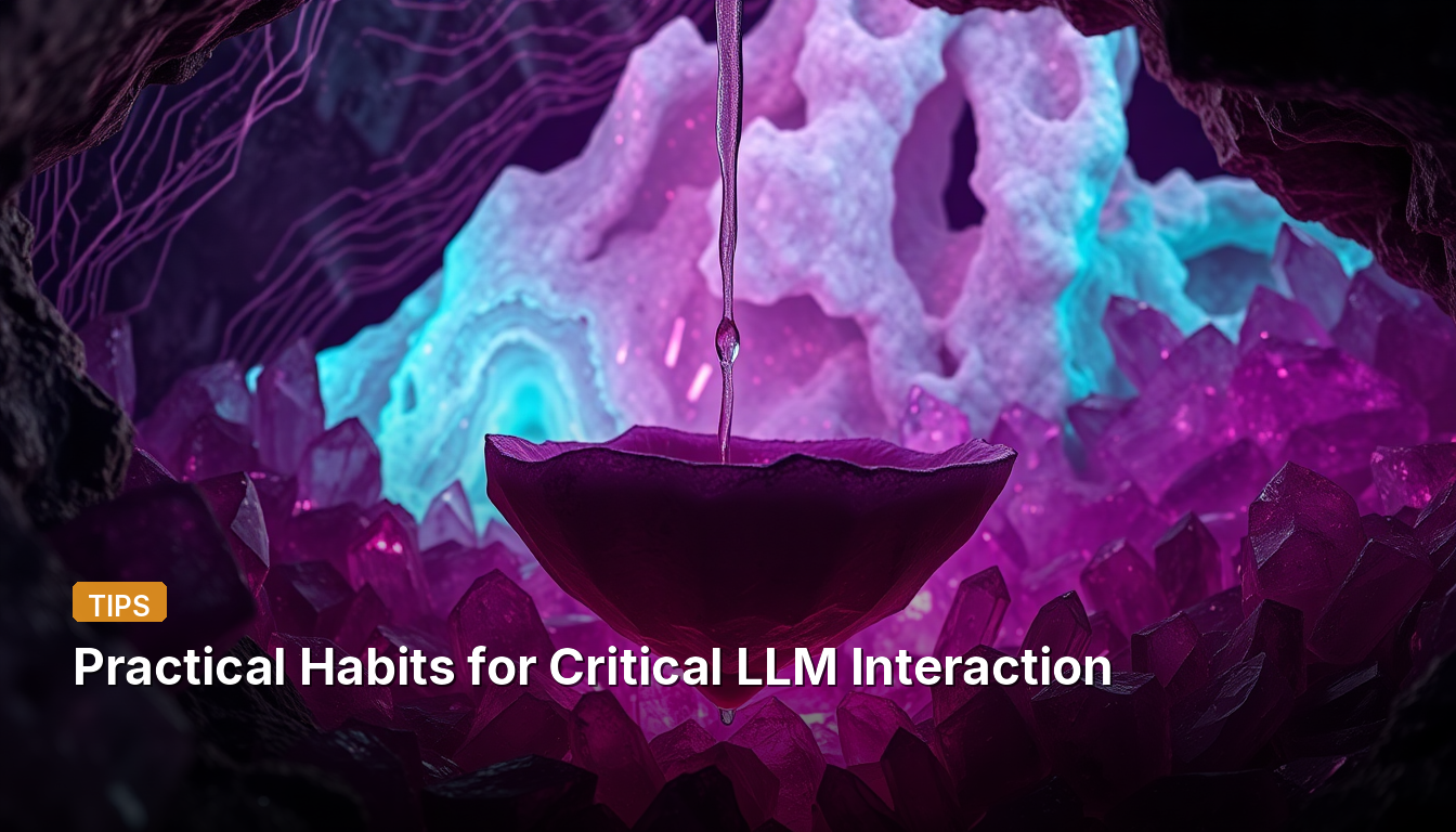 Habitudes pratiques pour une interaction critique avec les LLM