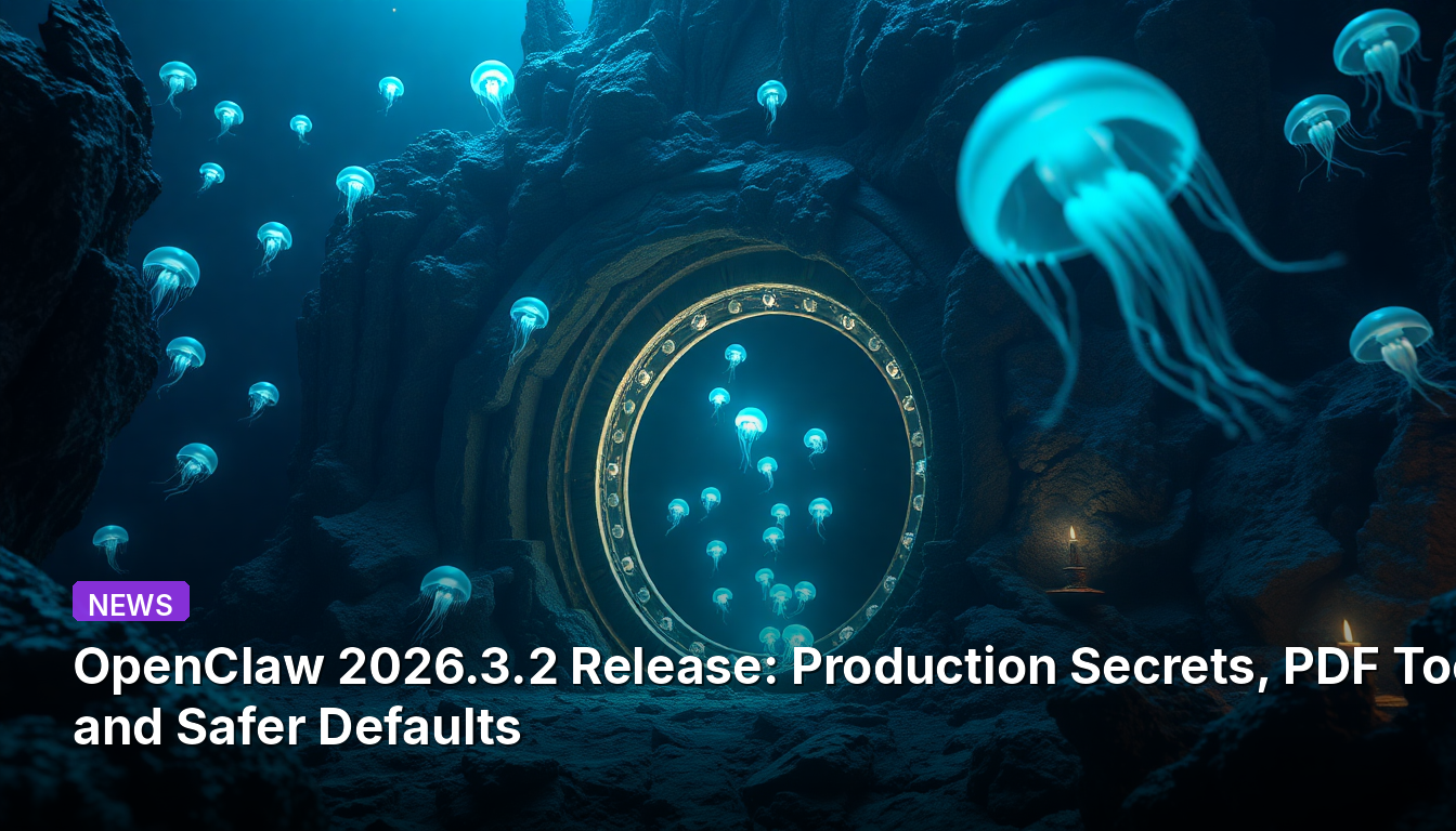 OpenClaw 2026.3.2: Segredos de Produção, Ferramenta PDF e Padrões Mais Seguros
