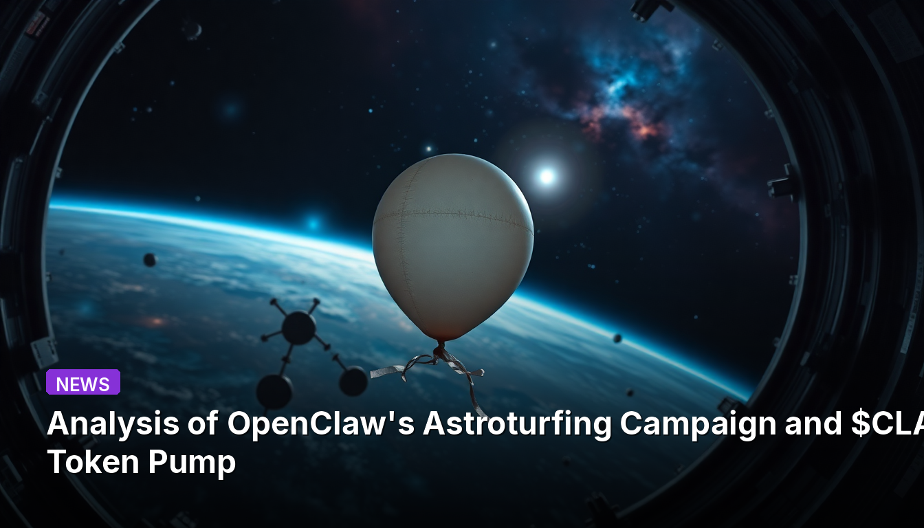Análise da Campanha de Astroturfing da OpenClaw e da Valorização da Token $CLAWD